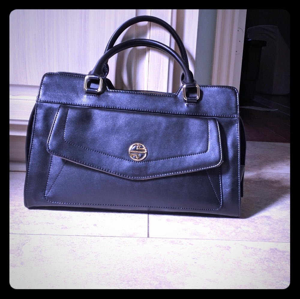 Segolene Paris Black Leather Satchel